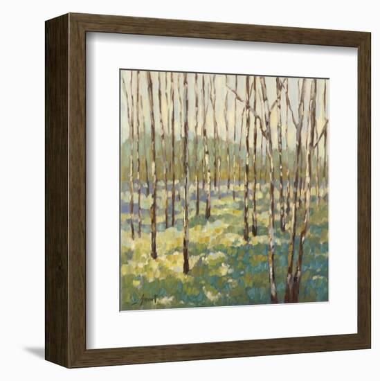 Trees in Blue Green-Libby Smart-Framed Art Print