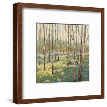 Trees in Blue Green-Libby Smart-Framed Art Print
