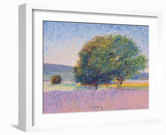 Trees in Provence-Gail Wells-Hess-Framed Art Print