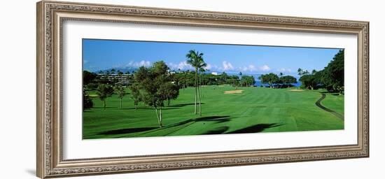 Trees , Kaanapali Golf Course, Maui, Hawaii, USA-null-Framed Photographic Print