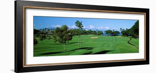 Trees , Kaanapali Golf Course, Maui, Hawaii, USA-null-Framed Photographic Print