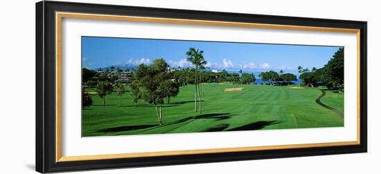 Trees , Kaanapali Golf Course, Maui, Hawaii, USA-null-Framed Photographic Print