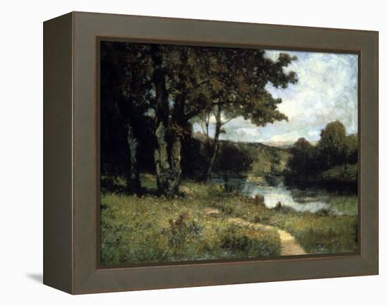 Trees Near a River, 1891-Edward Mitchell Bannister-Framed Premier Image Canvas