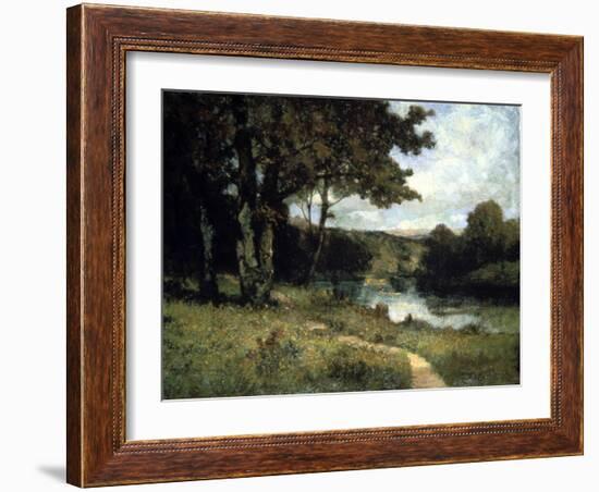 Trees Near a River, 1891-Edward Mitchell Bannister-Framed Giclee Print