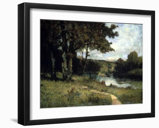 Trees Near a River, 1891-Edward Mitchell Bannister-Framed Giclee Print