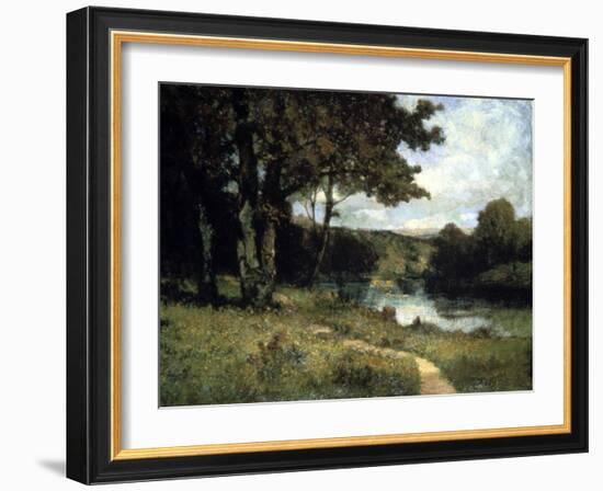 Trees Near a River, 1891-Edward Mitchell Bannister-Framed Giclee Print