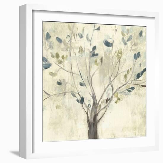 Trees of Blue I-Jennifer Goldberger-Framed Art Print