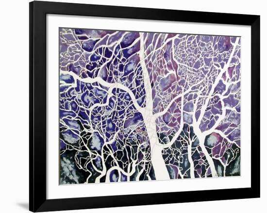 Trees of Washington Square no. 3-Richard C^ Karwoski-Framed Limited Edition