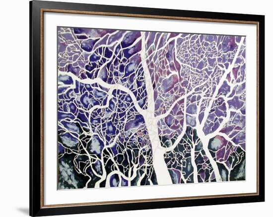 Trees of Washington Square no. 3-Richard C^ Karwoski-Framed Limited Edition