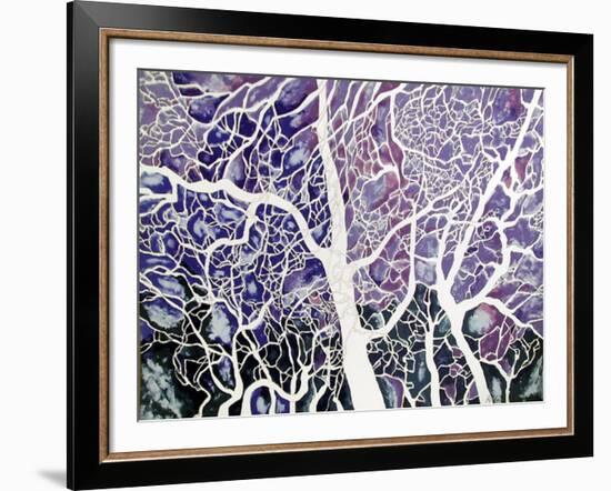 Trees of Washington Square no. 3-Richard C^ Karwoski-Framed Limited Edition