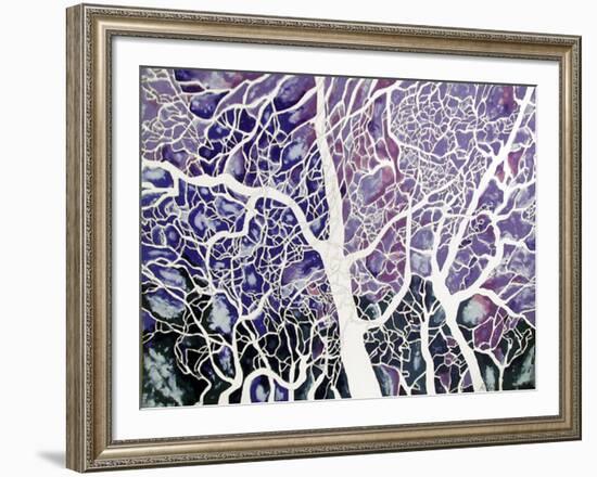 Trees of Washington Square no. 3-Richard C^ Karwoski-Framed Limited Edition