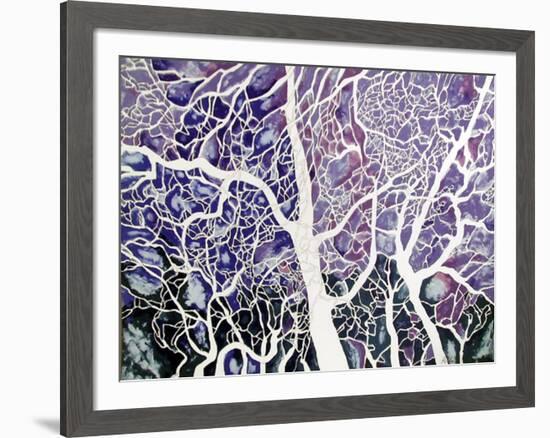 Trees of Washington Square no. 3-Richard C^ Karwoski-Framed Limited Edition