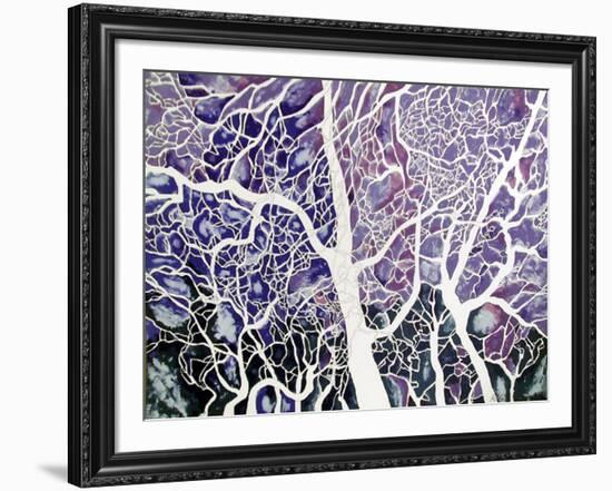 Trees of Washington Square no. 3-Richard C^ Karwoski-Framed Limited Edition