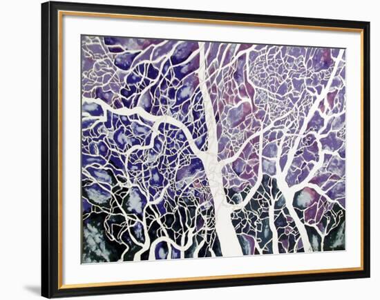 Trees of Washington Square no. 3-Richard C^ Karwoski-Framed Limited Edition