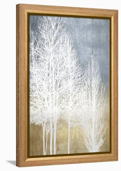 Trees on Gold Panel I-Kate Bennett-Framed Stretched Canvas