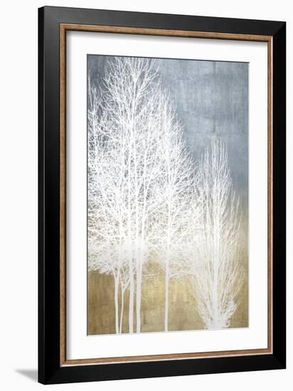 Trees on Gold Panel I-Kate Bennett-Framed Art Print