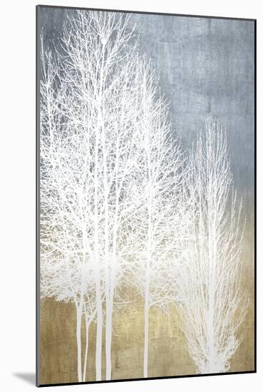 Trees on Gold Panel I-Kate Bennett-Mounted Art Print