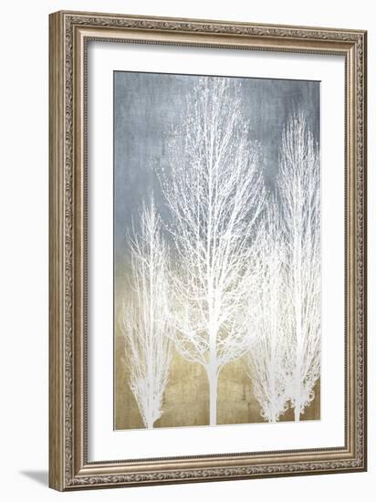 Trees on Gold Panel II-Kate Bennett-Framed Art Print