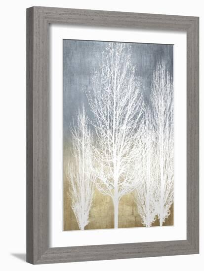 Trees on Gold Panel II-Kate Bennett-Framed Art Print