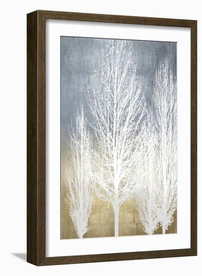 Trees on Gold Panel II-Kate Bennett-Framed Art Print