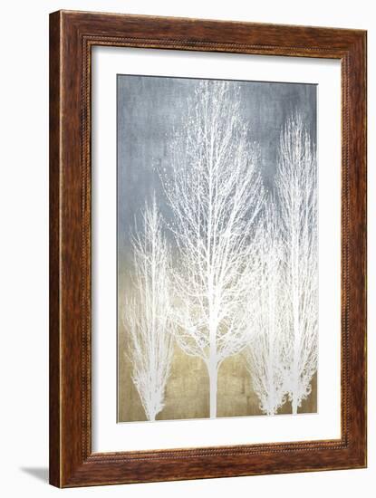 Trees on Gold Panel II-Kate Bennett-Framed Art Print