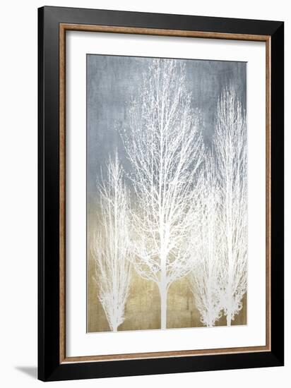 Trees on Gold Panel II-Kate Bennett-Framed Art Print