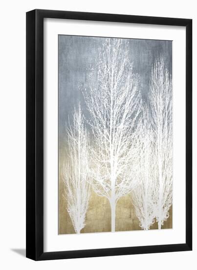 Trees on Gold Panel II-Kate Bennett-Framed Art Print