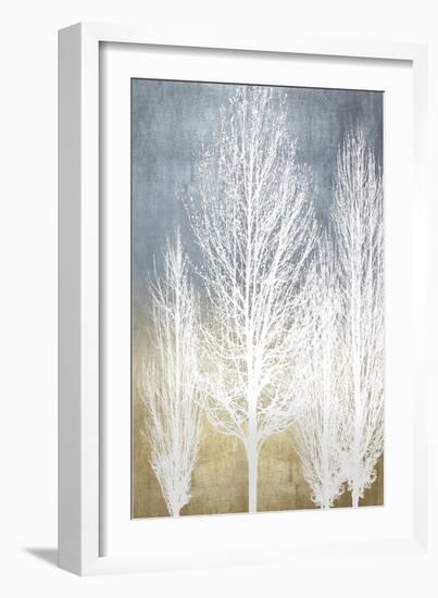 Trees on Gold Panel II-Kate Bennett-Framed Art Print