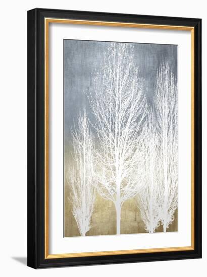 Trees on Gold Panel II-Kate Bennett-Framed Art Print