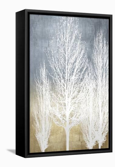 Trees on Gold Panel II-Kate Bennett-Framed Stretched Canvas