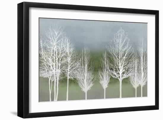 Trees on Green-Kate Bennett-Framed Art Print