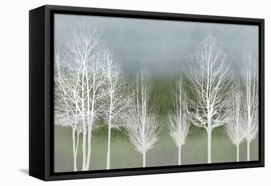 Trees on Green-Kate Bennett-Framed Stretched Canvas