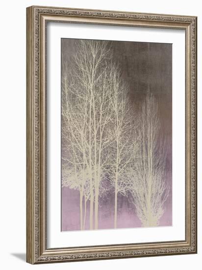 Trees on Pink Panel I-Kate Bennett-Framed Art Print