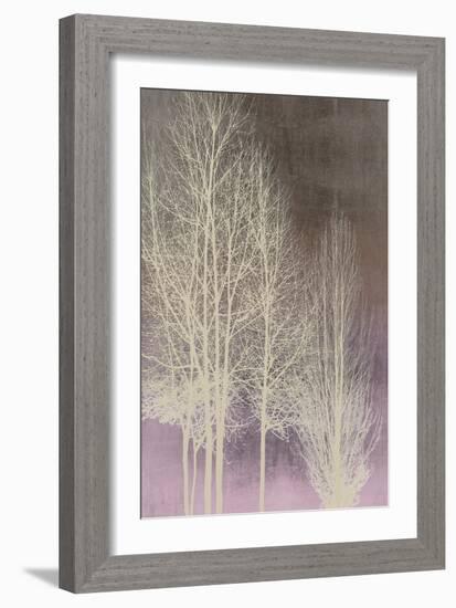Trees on Pink Panel I-Kate Bennett-Framed Art Print
