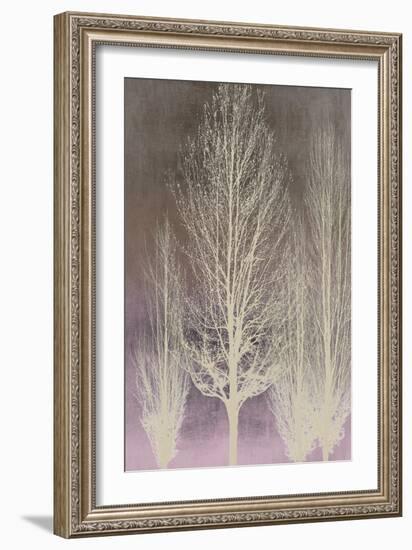 Trees on Pink Panel II-Kate Bennett-Framed Art Print