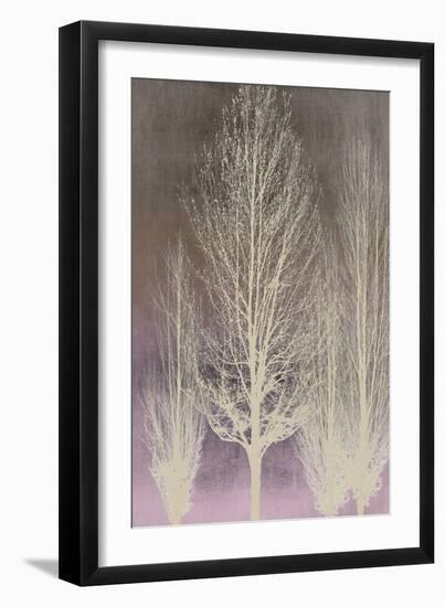 Trees on Pink Panel II-Kate Bennett-Framed Art Print