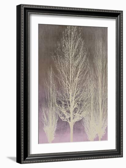 Trees on Pink Panel II-Kate Bennett-Framed Art Print