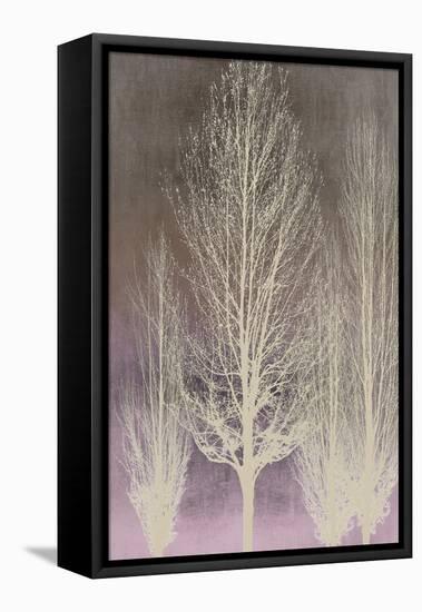 Trees on Pink Panel II-Kate Bennett-Framed Stretched Canvas