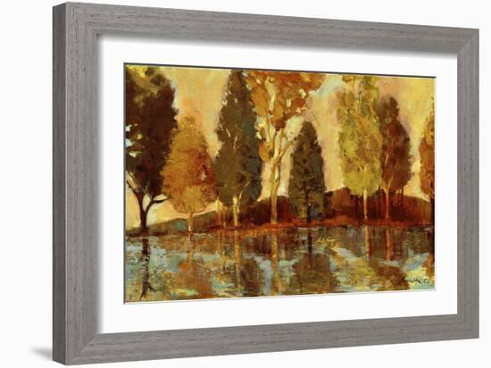 Trees on the Lake-Marietta Cohen-Framed Giclee Print