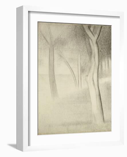 Trees (Study for La Grande Jatte), 1884-Georges Seurat-Framed Giclee Print