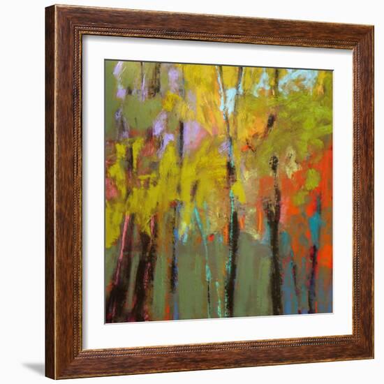 Trees Three-Jane Schmidt-Framed Art Print