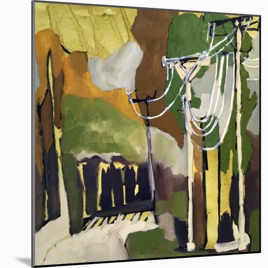 Trees & Wires X-Erin McGee Ferrell-Mounted Art Print