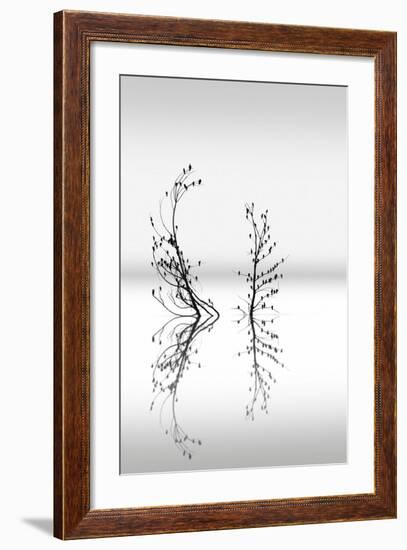 Trees With Birds (2)-George Digalakis-Framed Giclee Print