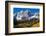 Trees with Mountain Range in the Background, Maroon Creek Valley, Aspen-null-Framed Photographic Print