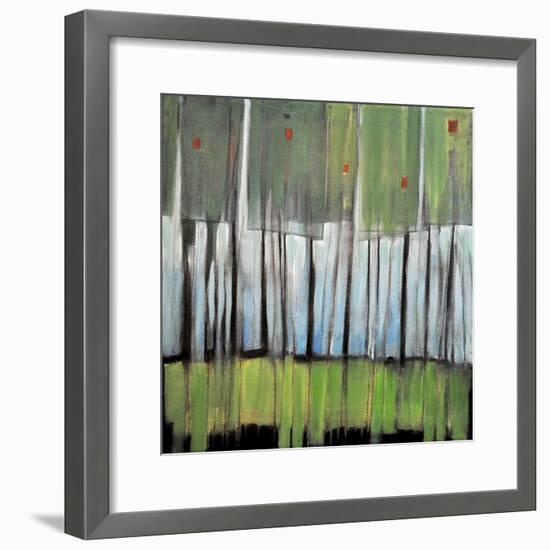 Trees with Red Birds-Tim Nyberg-Framed Premium Giclee Print