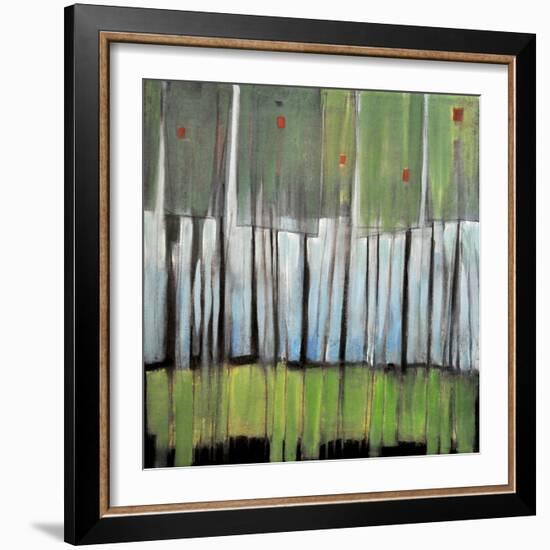 Trees with Red Birds-Tim Nyberg-Framed Premium Giclee Print