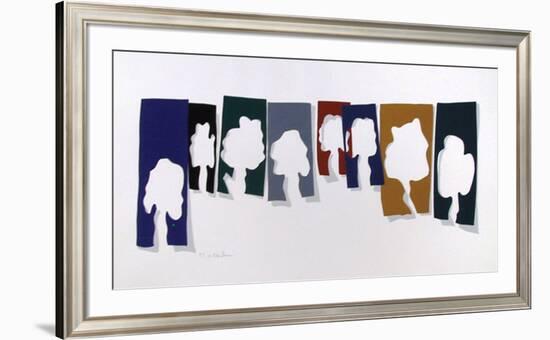 Trees-Menashe Kadishman-Framed Limited Edition