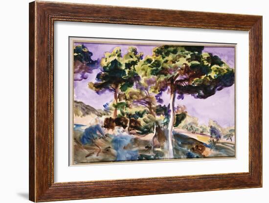 Trees-John Singer Sargent-Framed Giclee Print