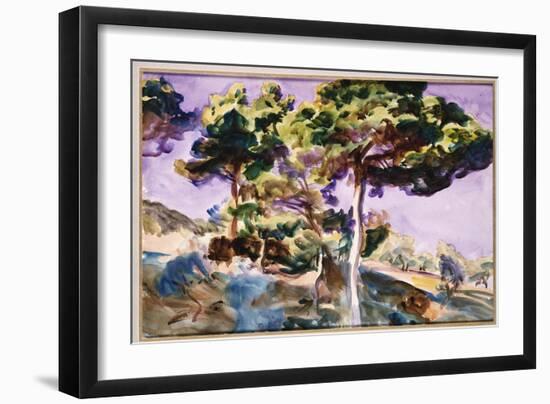 Trees-John Singer Sargent-Framed Giclee Print