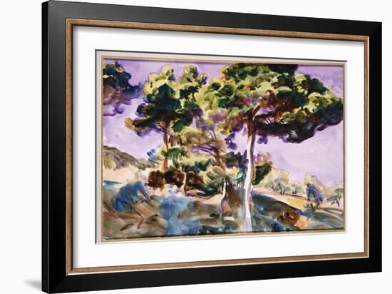 Trees-John Singer Sargent-Framed Giclee Print